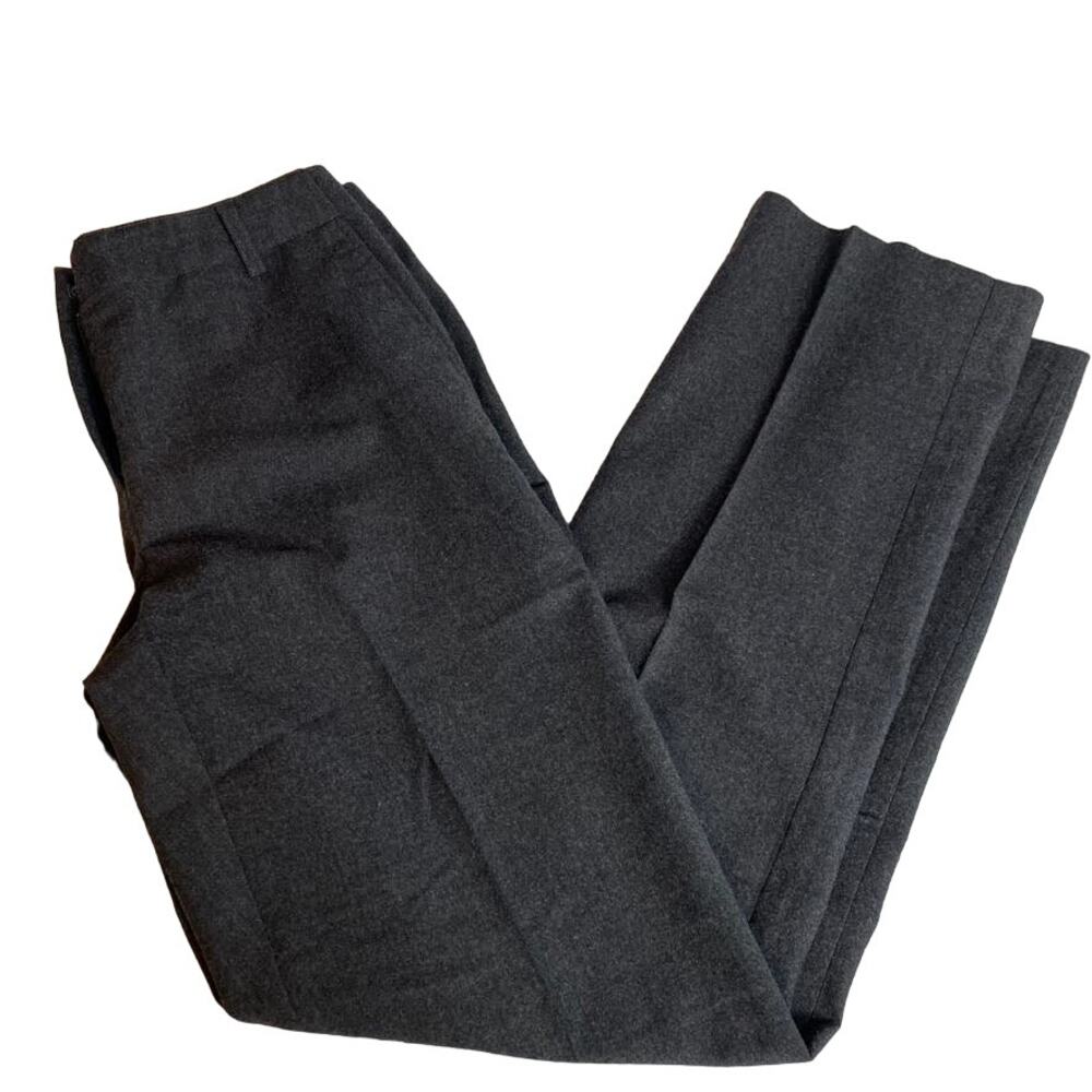 BROOKS BROTHERS Stretch Wool‎ Blend Grey Work Office Dress Pants 6 Small